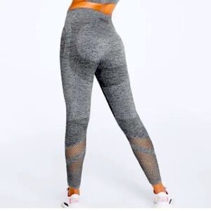 Victoria's Secret PINK Seamless Gray Contouring‎ High Waisted Ankle Leggings